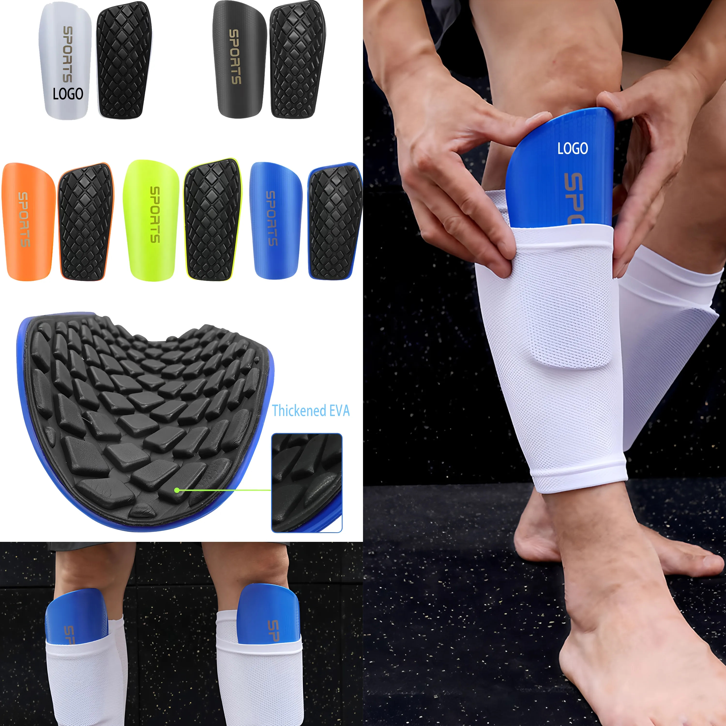 Soccer Shin Guards with Protective Padding 6