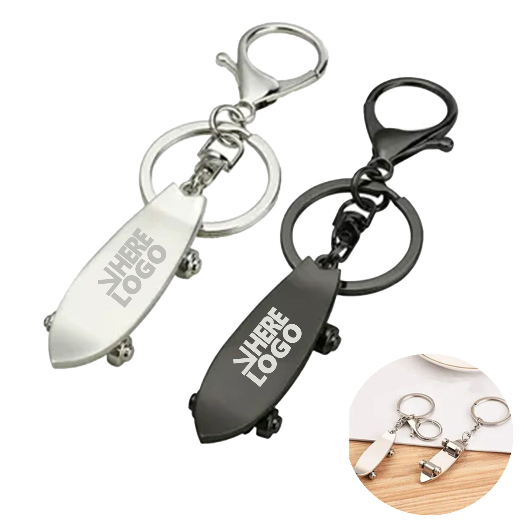 MOQ 20 Skateboard Key Tag Fingertip Scooter 1