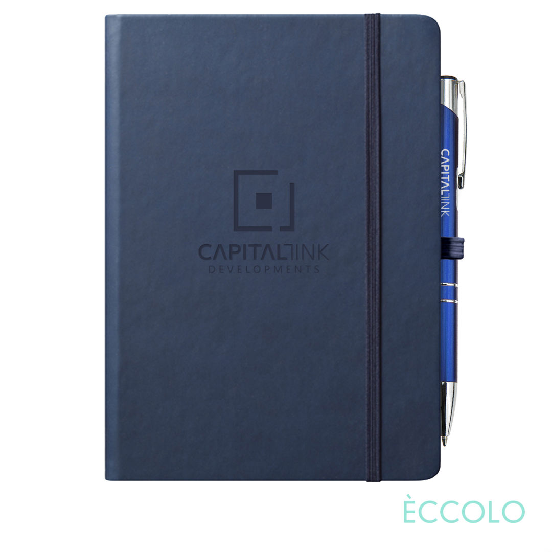 Eccolo® Cool Journal/Clicker Pen - (L) 8