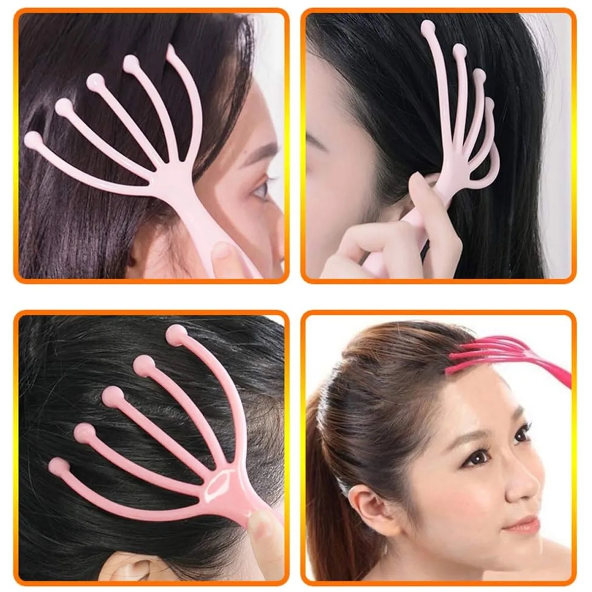 Home Relaxation Tool Manual Head Scalp Massager 3
