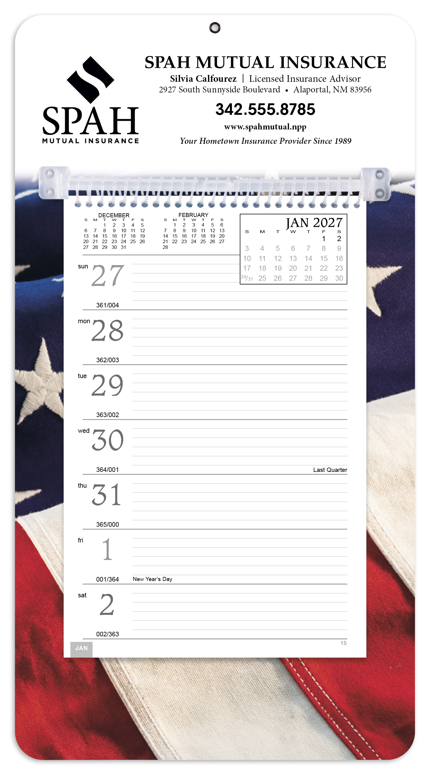 Triumph® Calendars Full-Color Weekly Memo Calendar 39