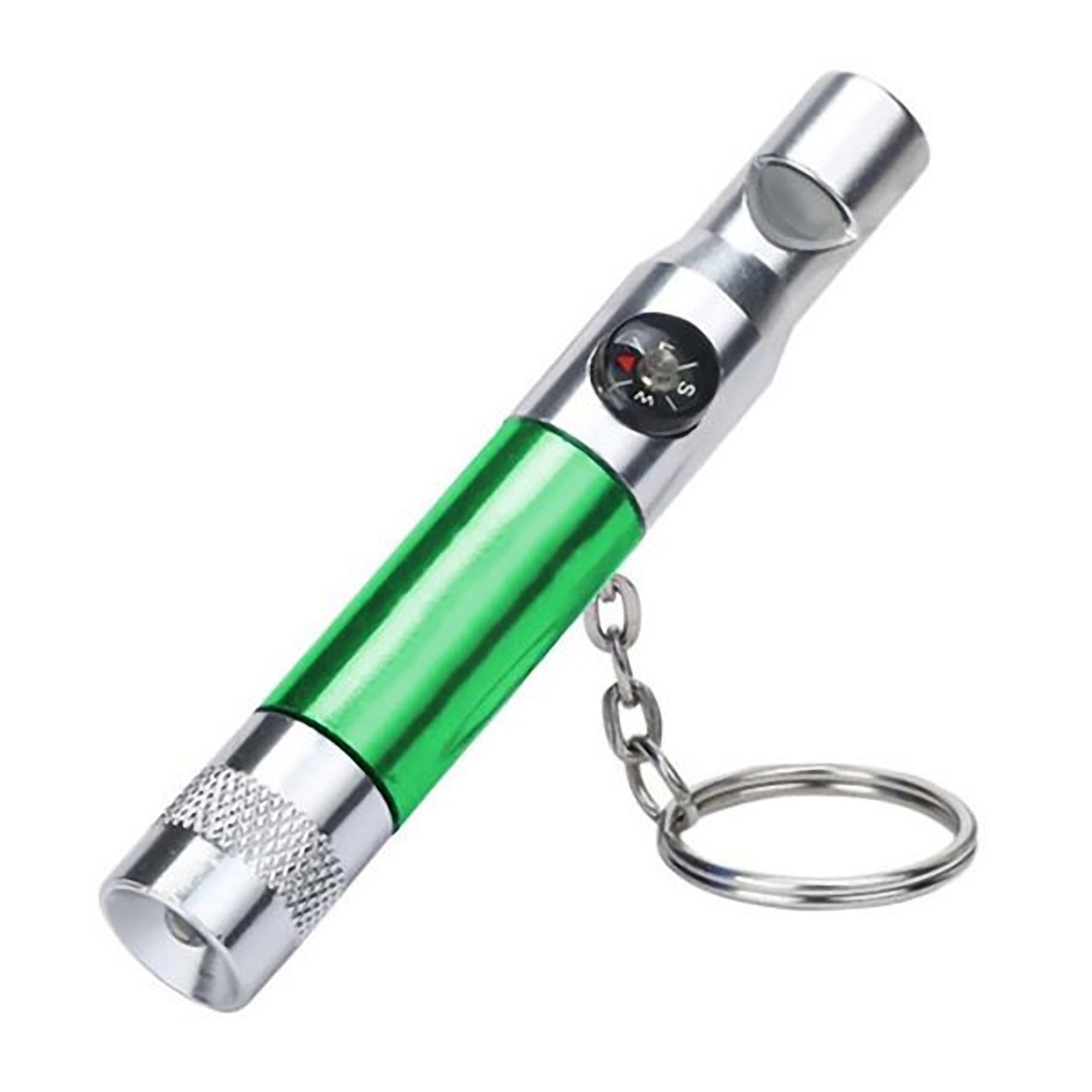 LED Light, Compass & Whistle Keychain Toolkit 5