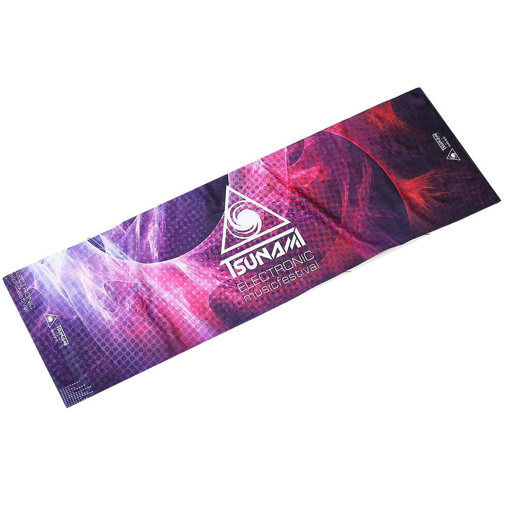 Full color print 29'' x 13'' sports towel