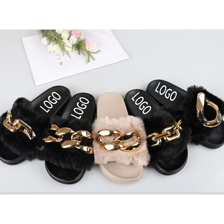 Faux Fur Soft Slide Flat Slipper 2