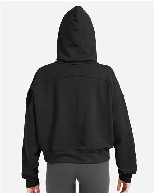 Women's Vintage Oversized Cropped Hooded Sweatshirt - PDP1725 19