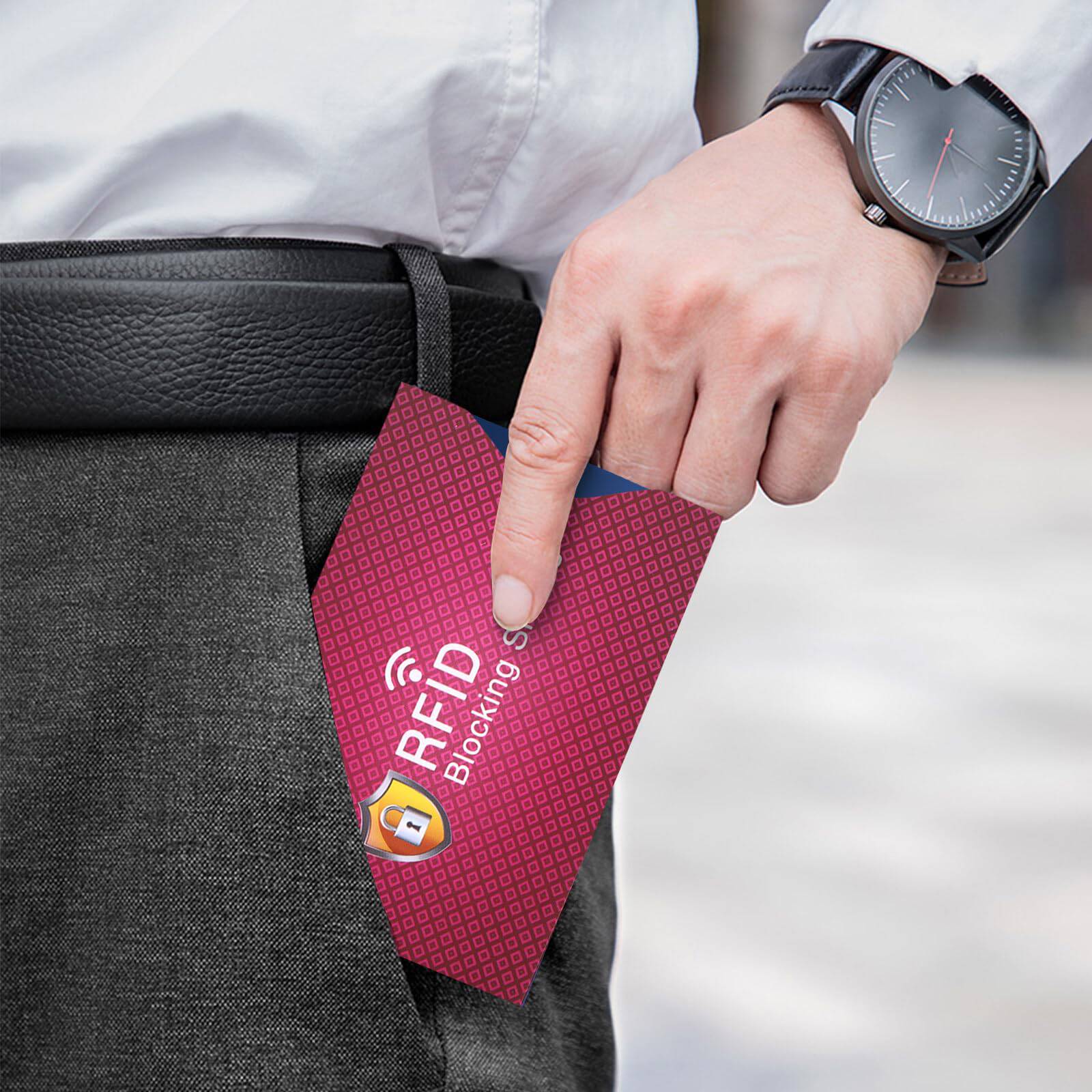 RFID Copper Foil Shielding Card Sleeve 3