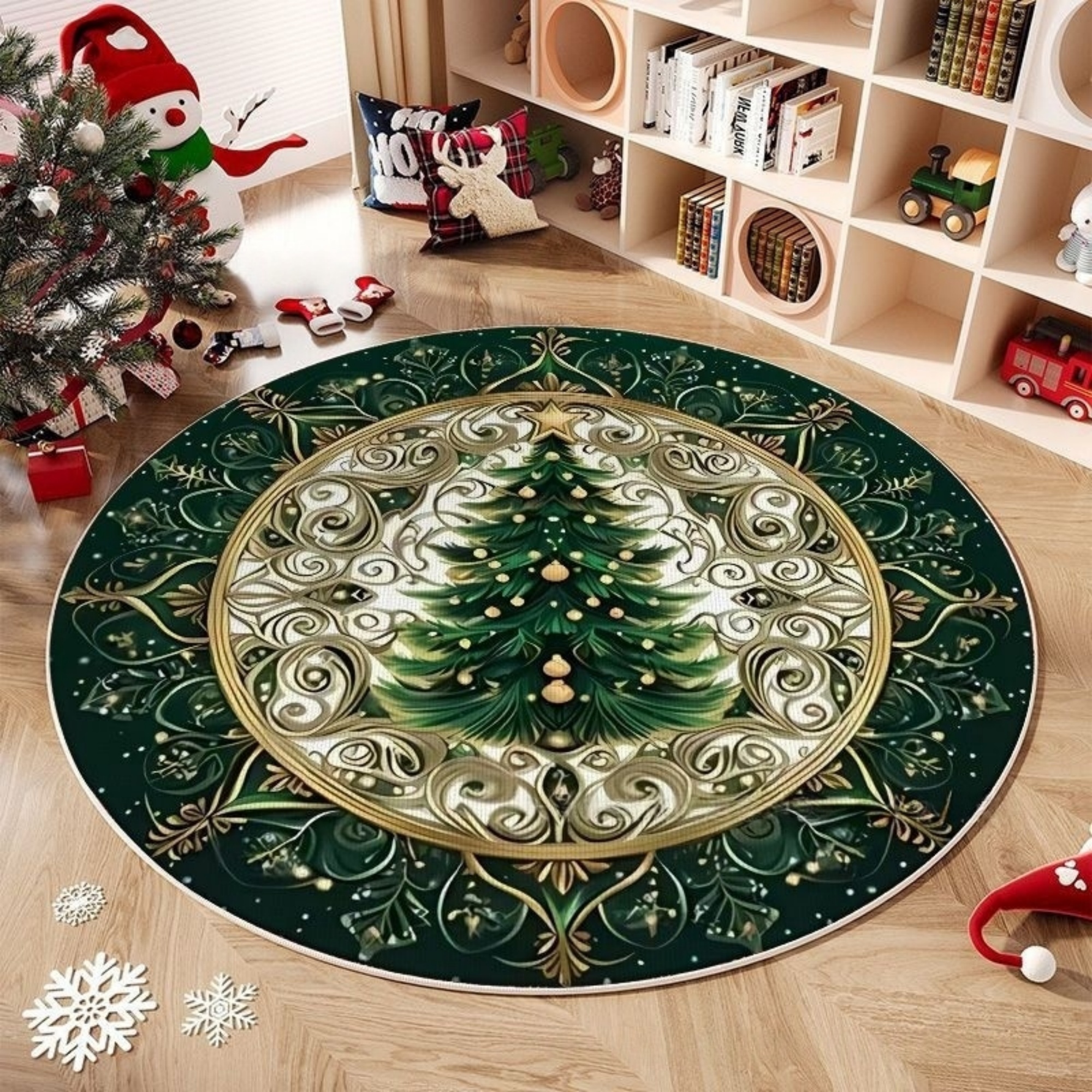 Christmas Floor Mat Holiday rug 1