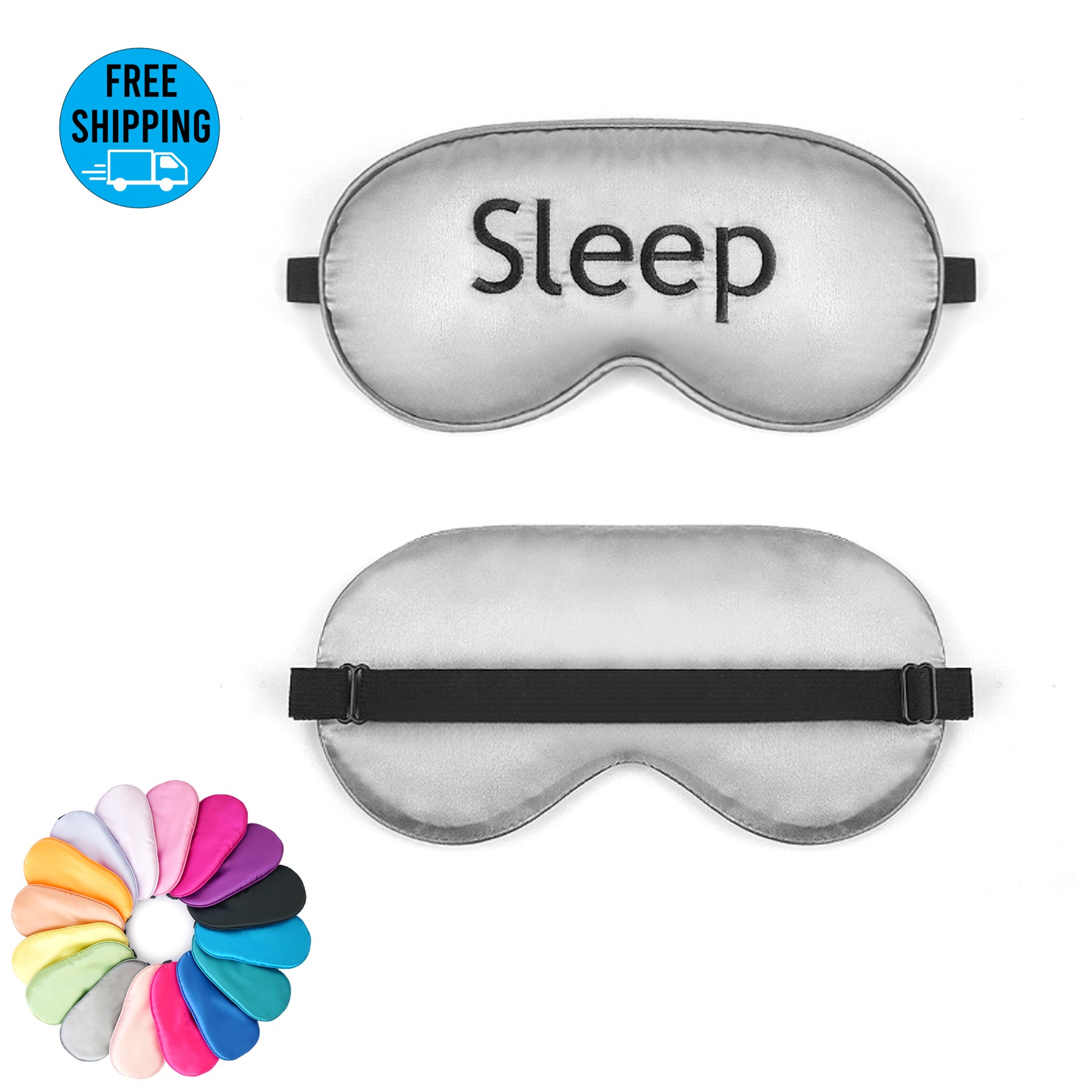 Premium adjustable Satin Sleeping Eye Mask 1