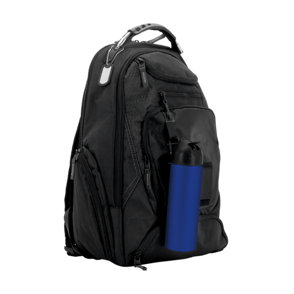 EasyFlow Recycled Aluminum Bottle w Straw Lid, custom water bottle with logo imprint 71