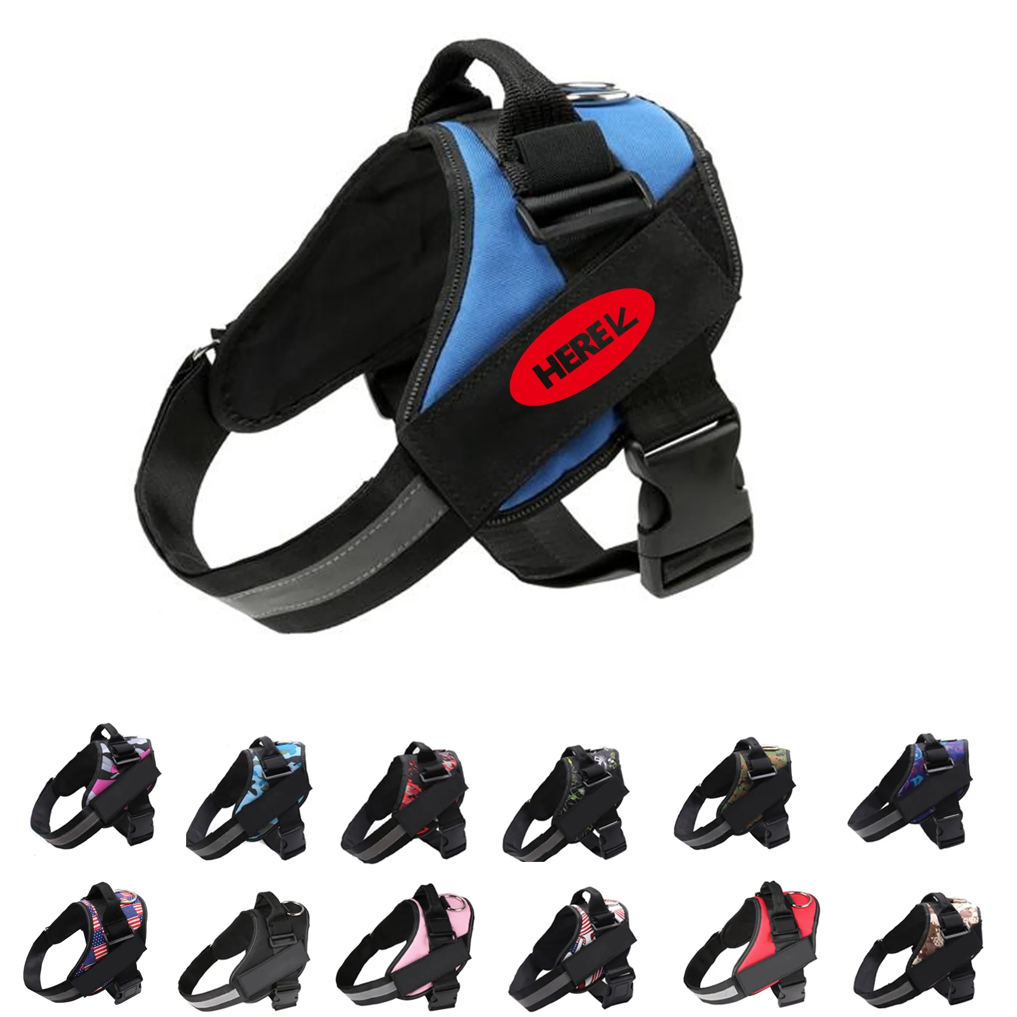 MOQ20PCS Large Pet Vest Harness Breathable Mesh Sublimation 13