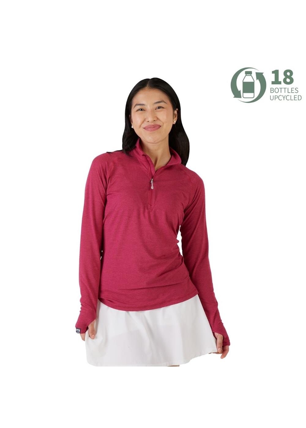 Storm Creek Women's Pacesetter Super Soft Lightweight Quarter Zip 13