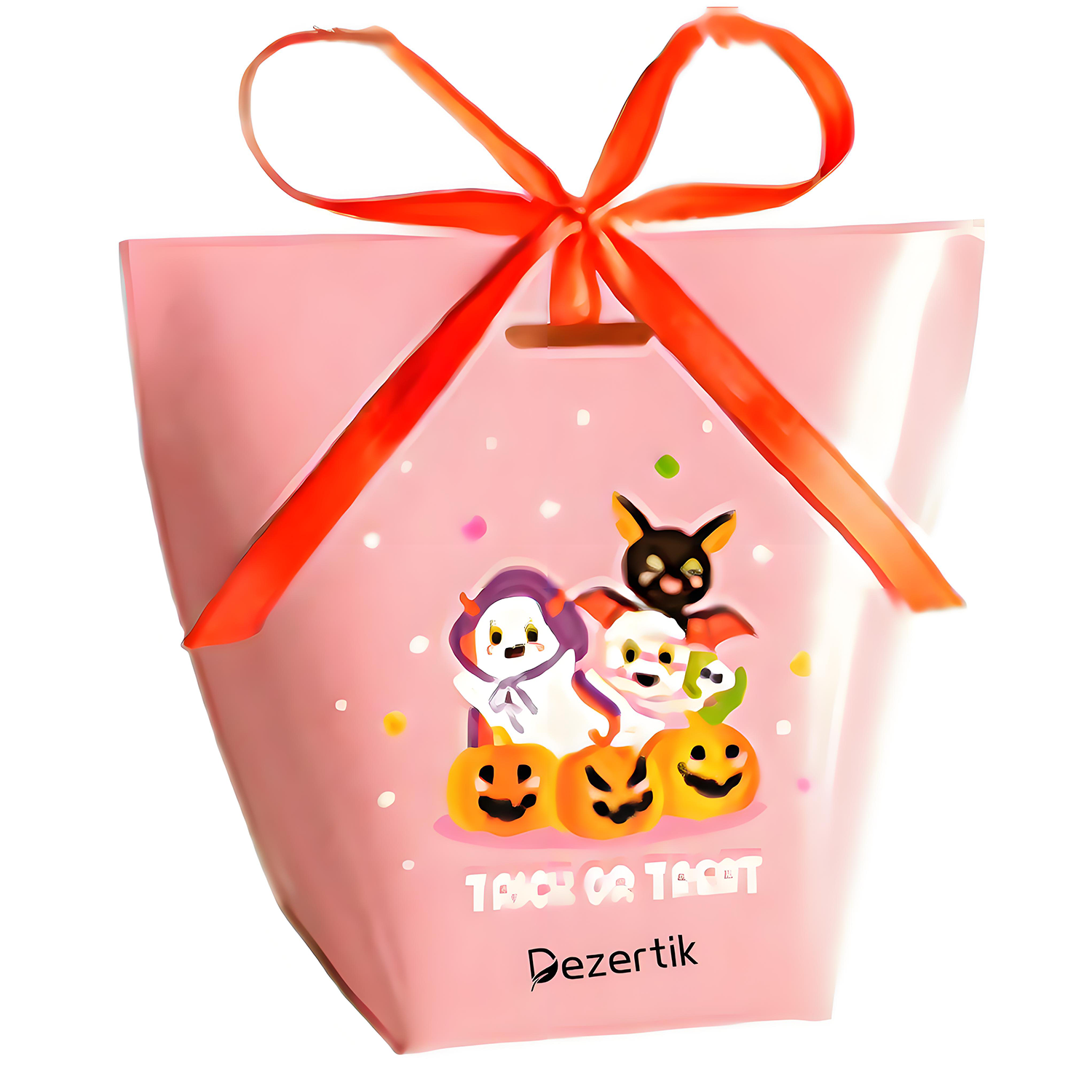 Colorful Printed Candy Box with Pumpkin Ghost Design 6