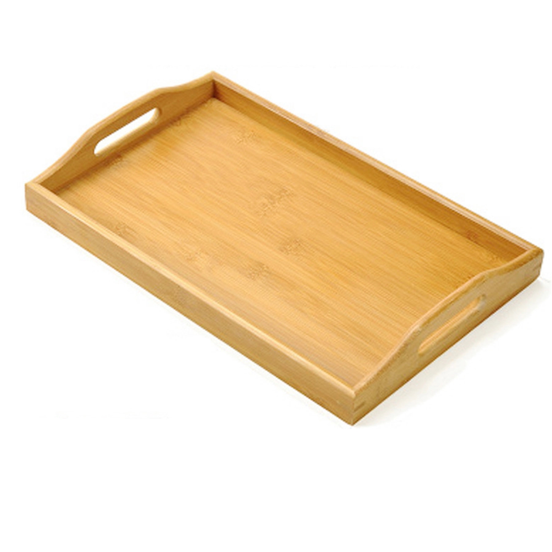 Rectangle Bamboo Tray With Handles 4