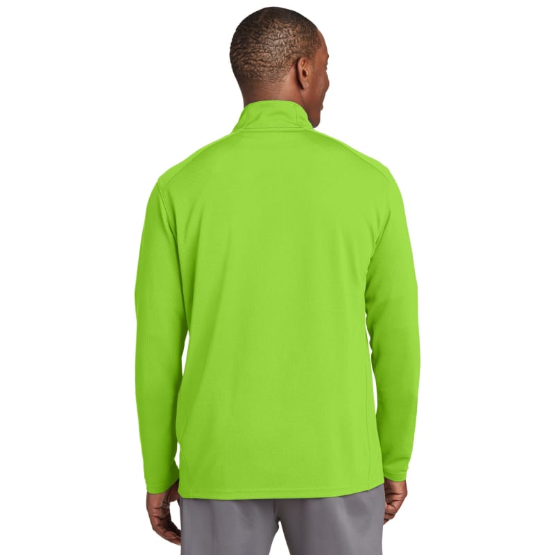 Sport-Tek Sport-Wick Textured 1/4-Zip Pullover., custom hoodie or sweatshirt with logo imprint 6