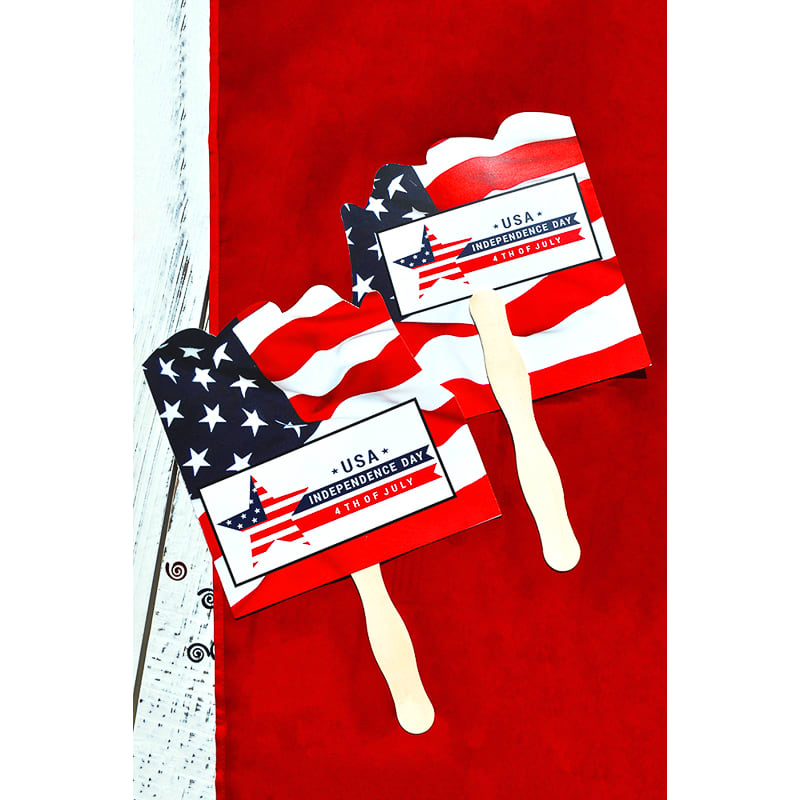Flag Hand Fans 4