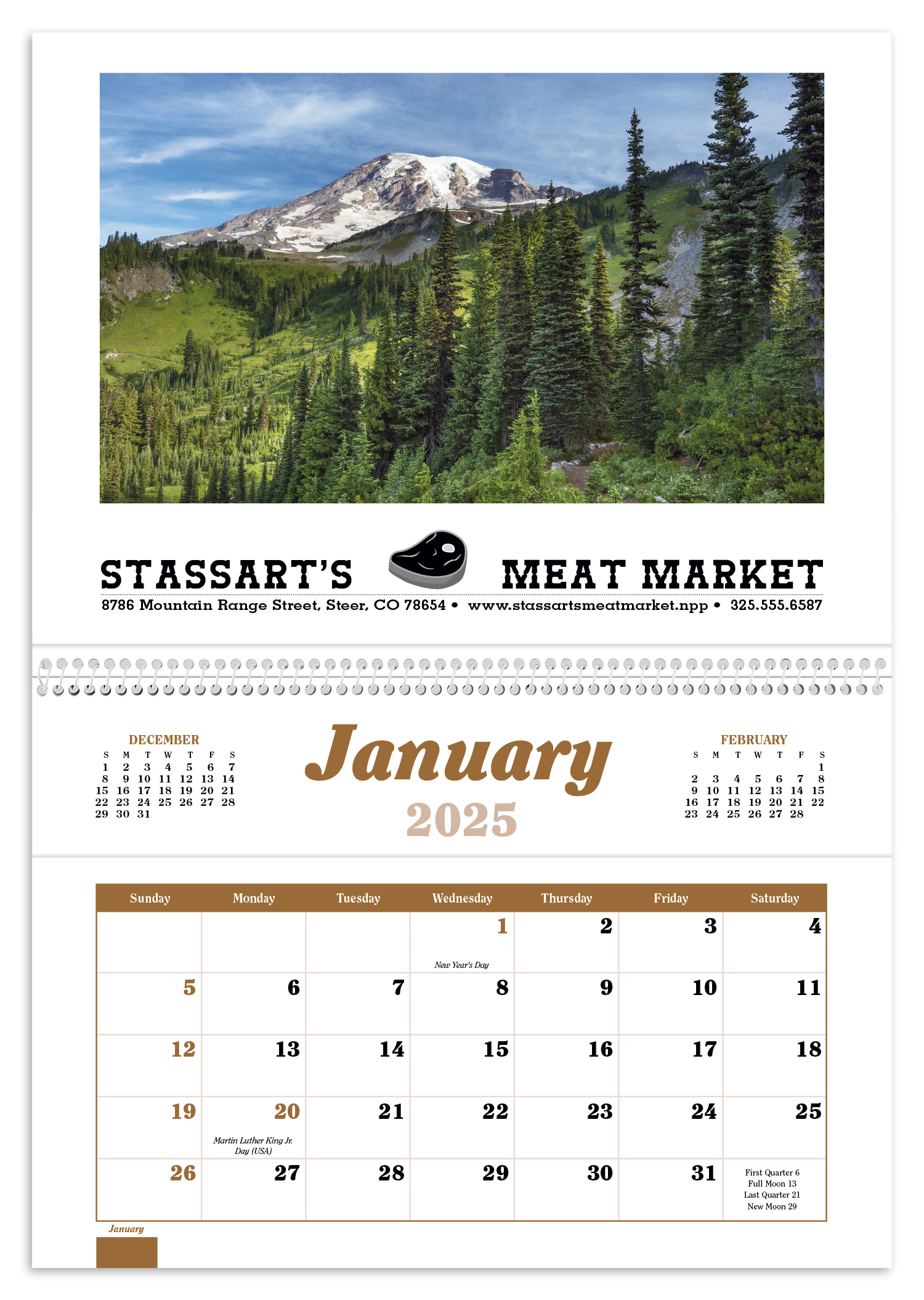 Triumph® Calendars Home Cooking Guide Pocket Calendar 8