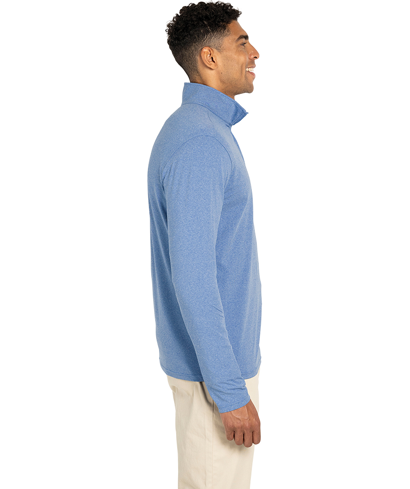 Men's Heathered Eco-Logic Stretch Quarter Zip, custom hoodie or sweatshirt with logo imprint 83