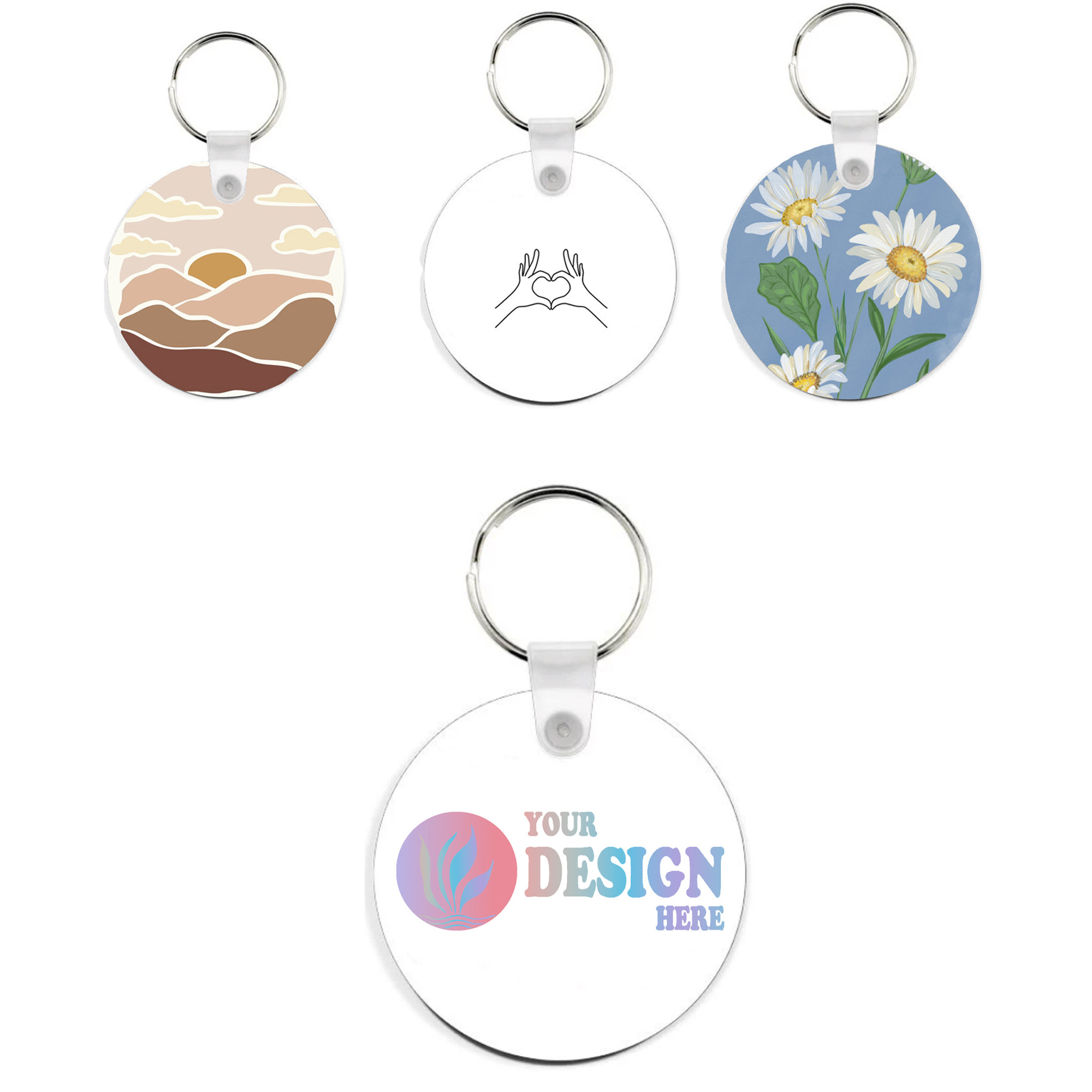 Custom Plastic Key Ring 3