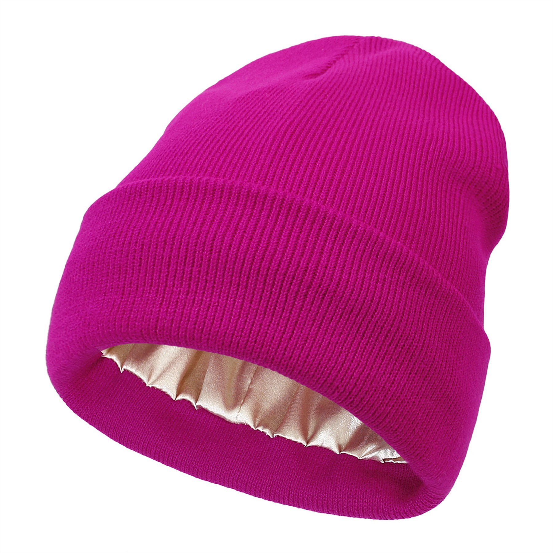 Satin Lined Beanie Hat 9