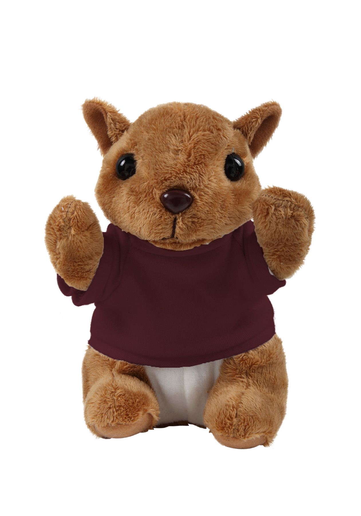 Soft Plush Sitting Squirrel with T-shirt 23