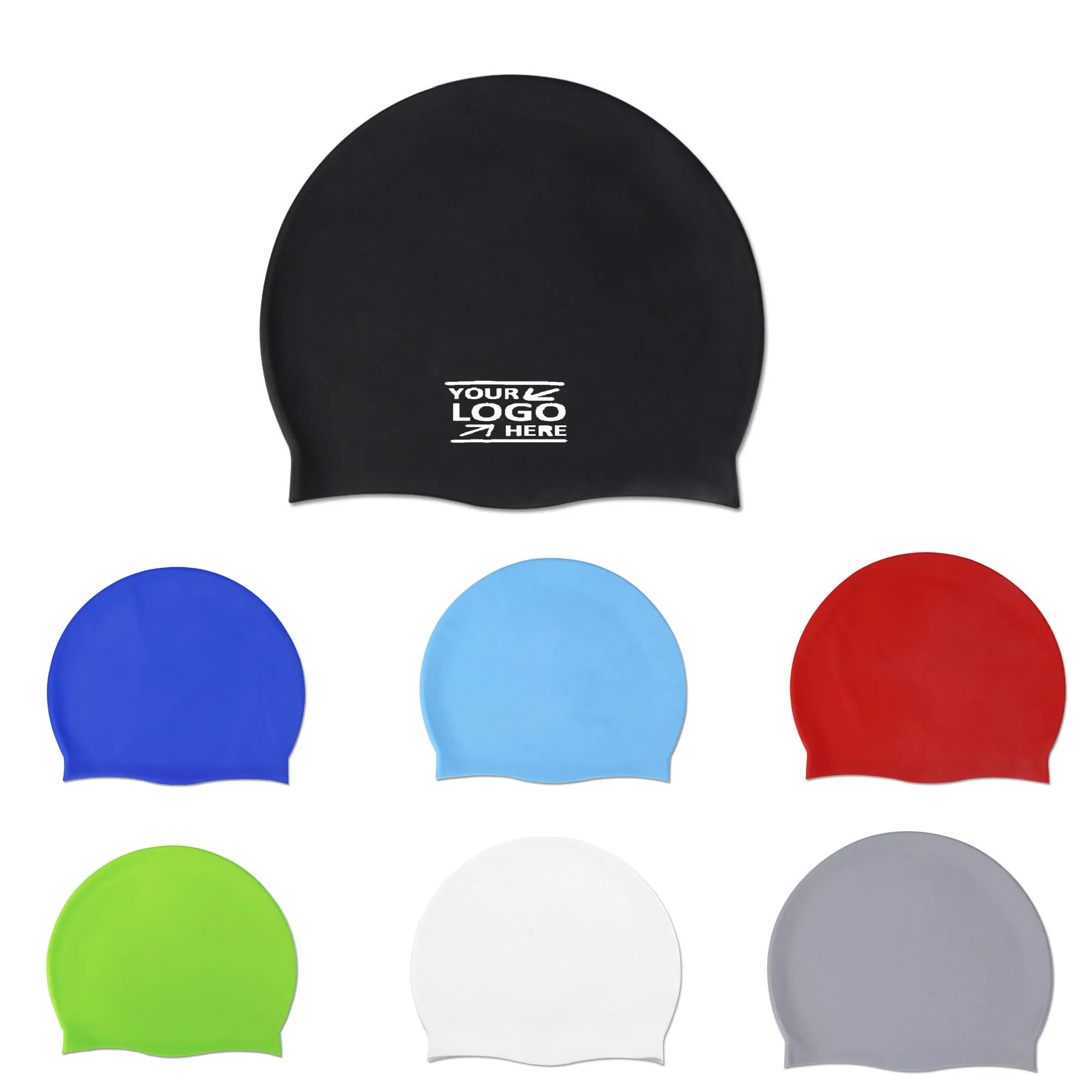 Silicone Swim Cap For Adult 1
