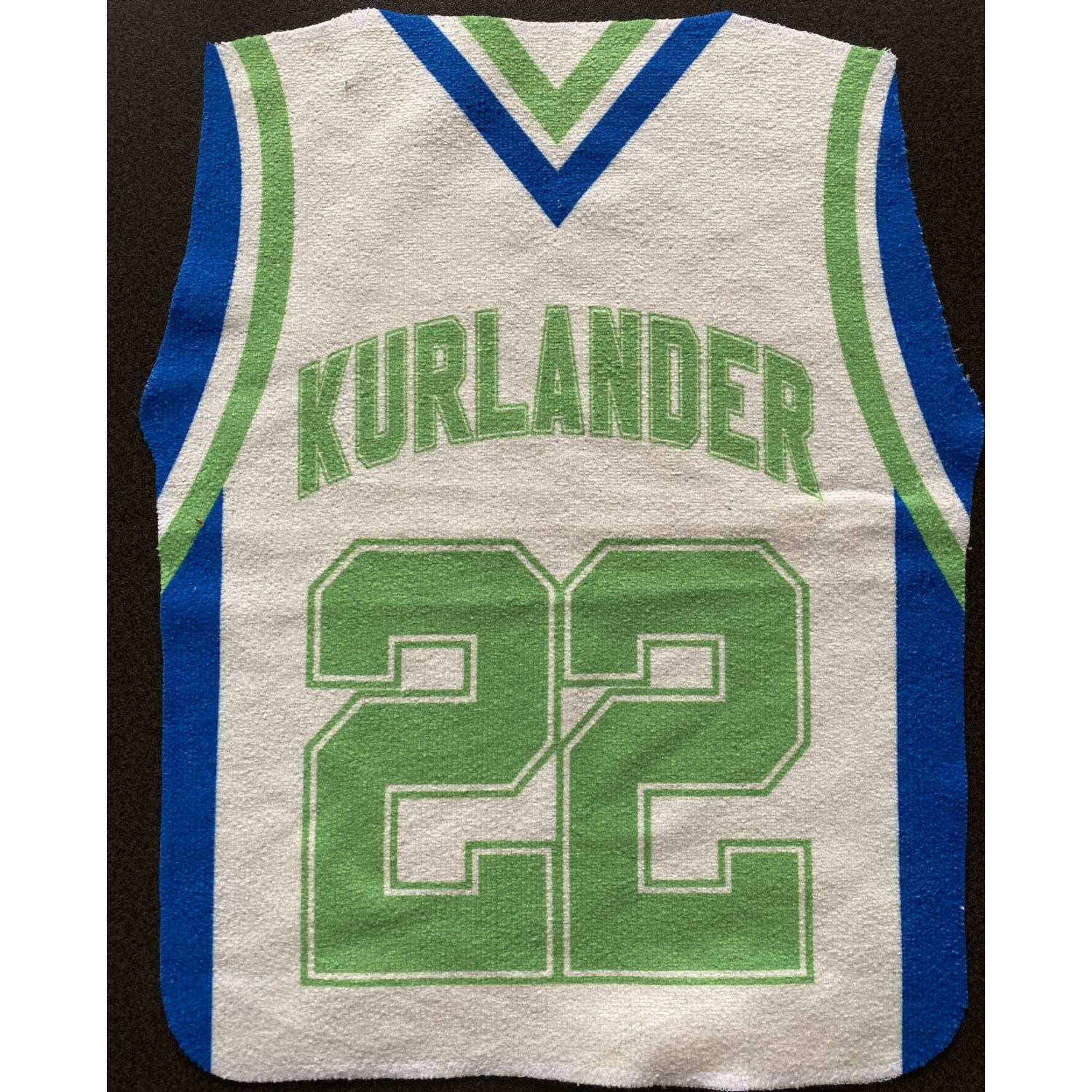 Basketball Jersey Rally Towel w/ Full Bleed Custom Sublimation 4