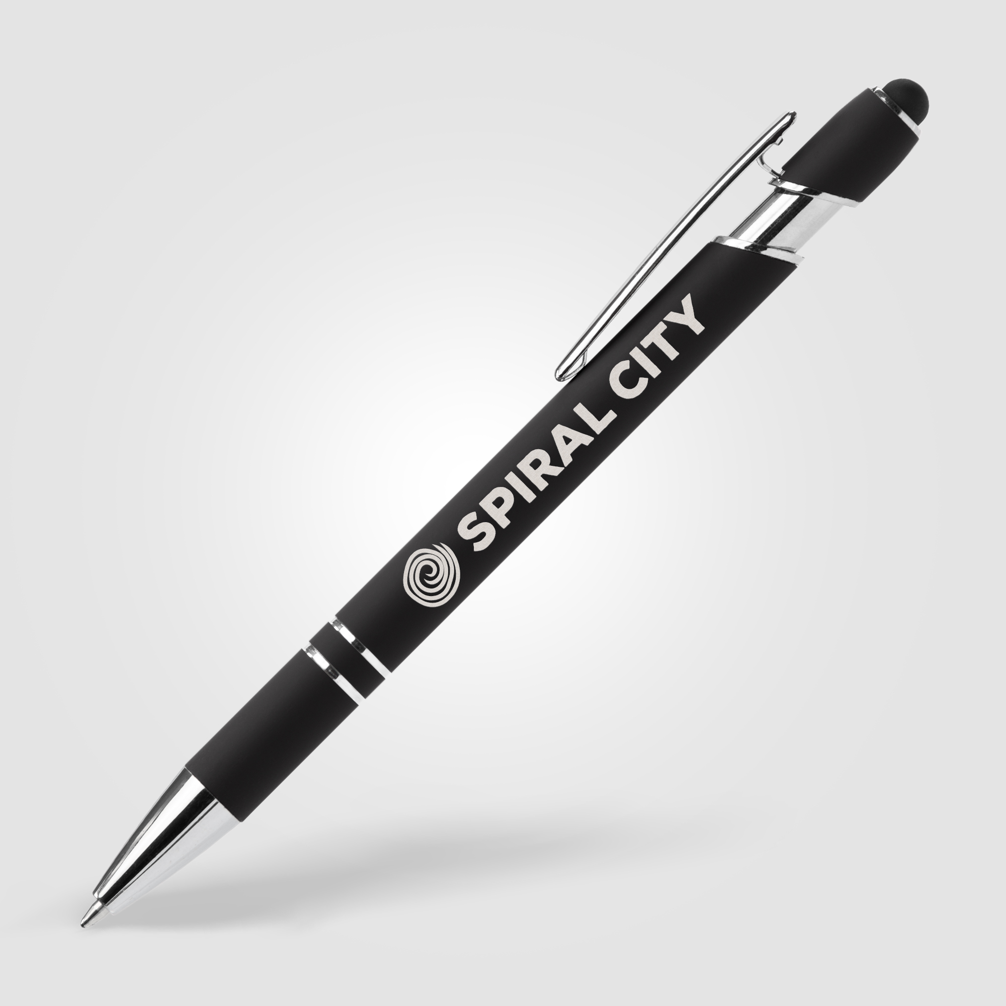 Ellipse Softy Recycled Aluminum Pen w/ Stylus + Anti-Fraud Ink 14
