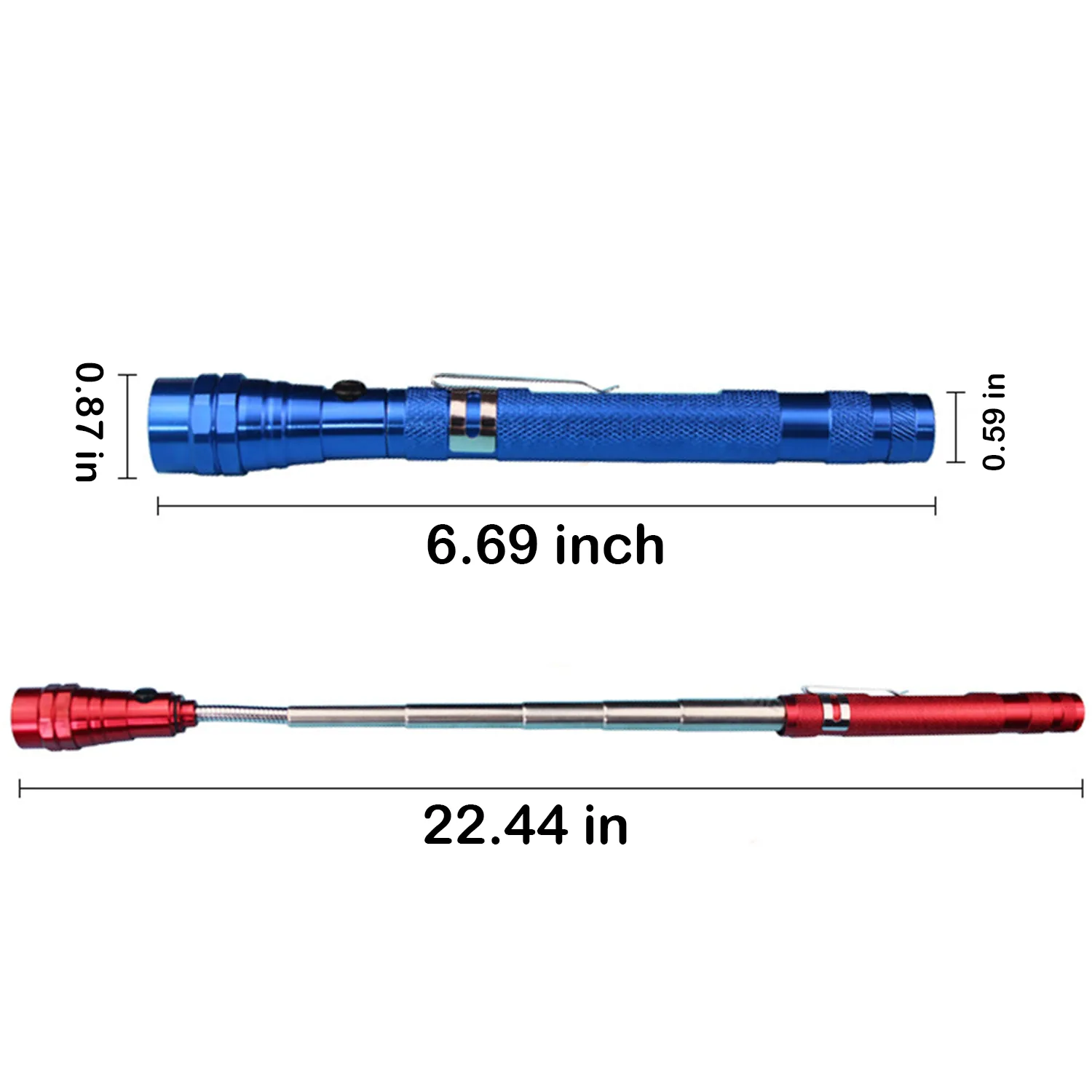 Telescopic Magnetic LED Pickup Tool 2