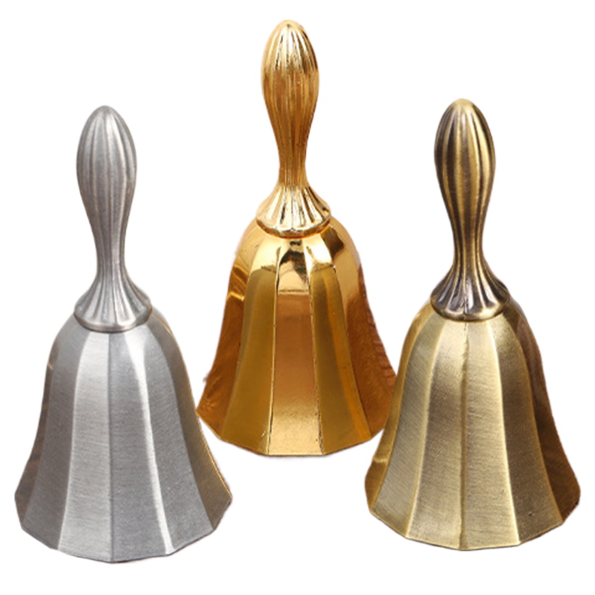 Christmas Metal Ringing Hand Bell Dinner Call 3