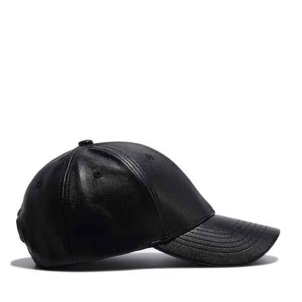 Factory Sample PU Leather Dad Hat for Men 5