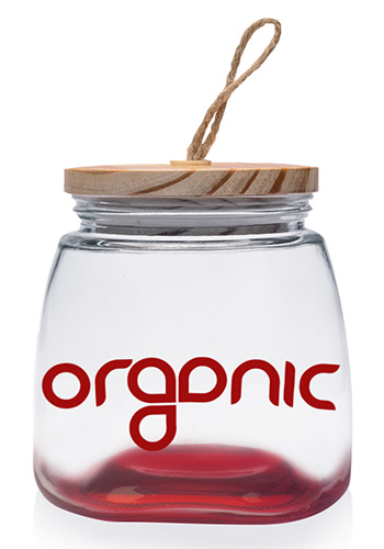 64 oz. Glass Candy Jars with Suction Wooden Lid 12