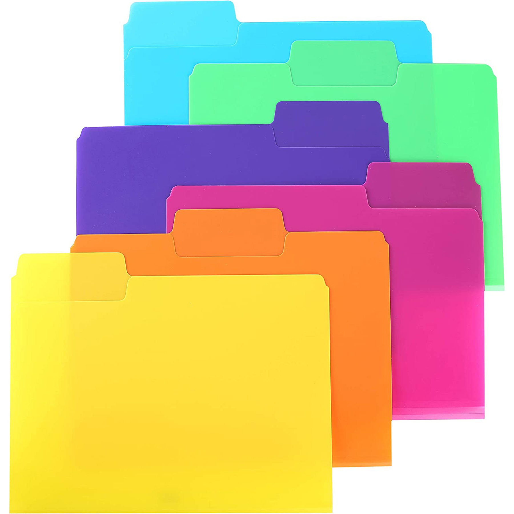 6 Pack Poly File Folder 1