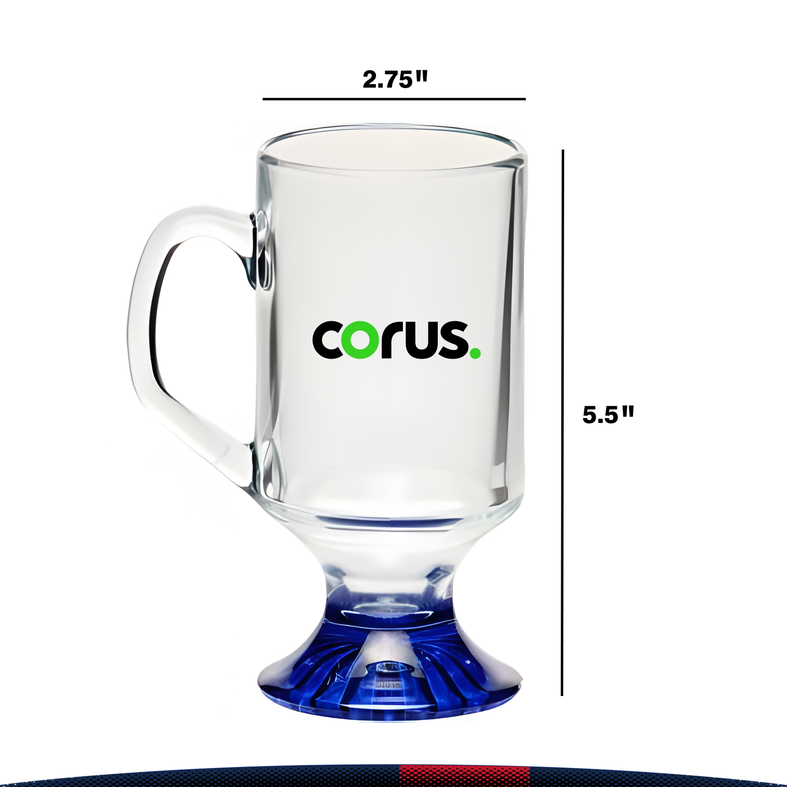 ARC 10 oz. Zayla Toddy Glass Mugs 4