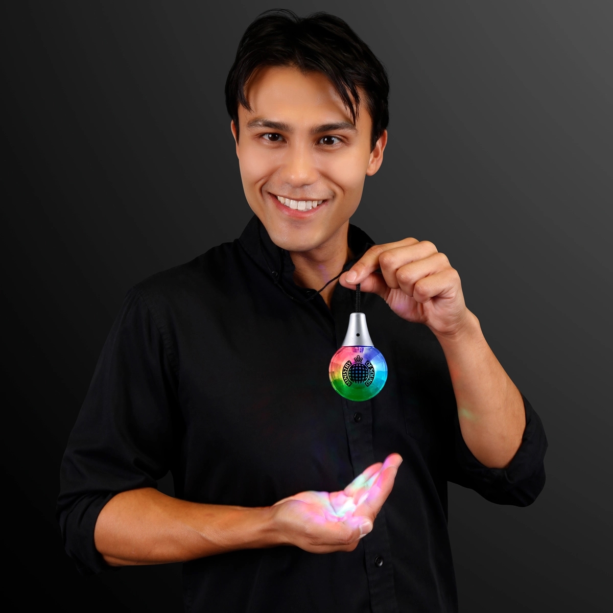 LED Disco Ball Necklace 4
