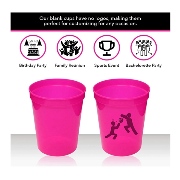 Fluted Plastic Stadium Cup 3