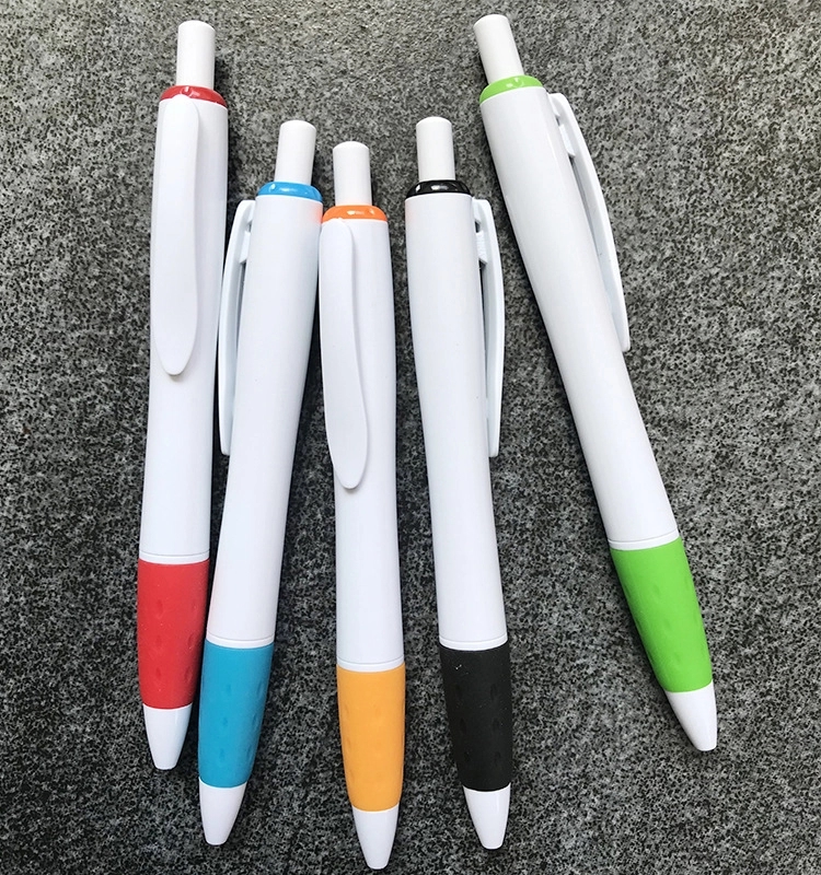 Custom Plastic Grip Ballpoint Pens 5