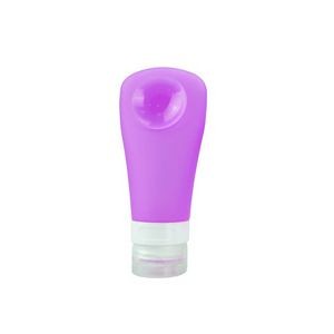 60ml Silicone Travel Bottle With Sucker And Flip Up Lid 21