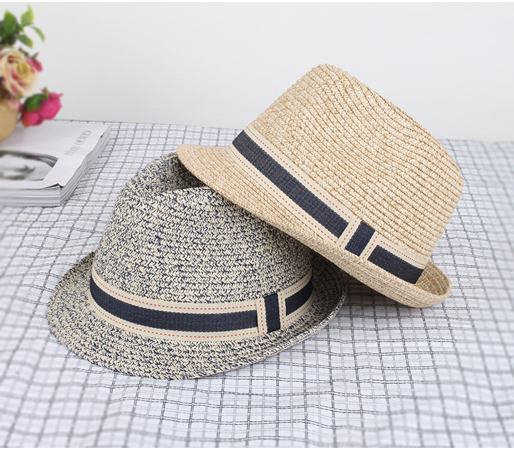 Straw Trilby Hat 7