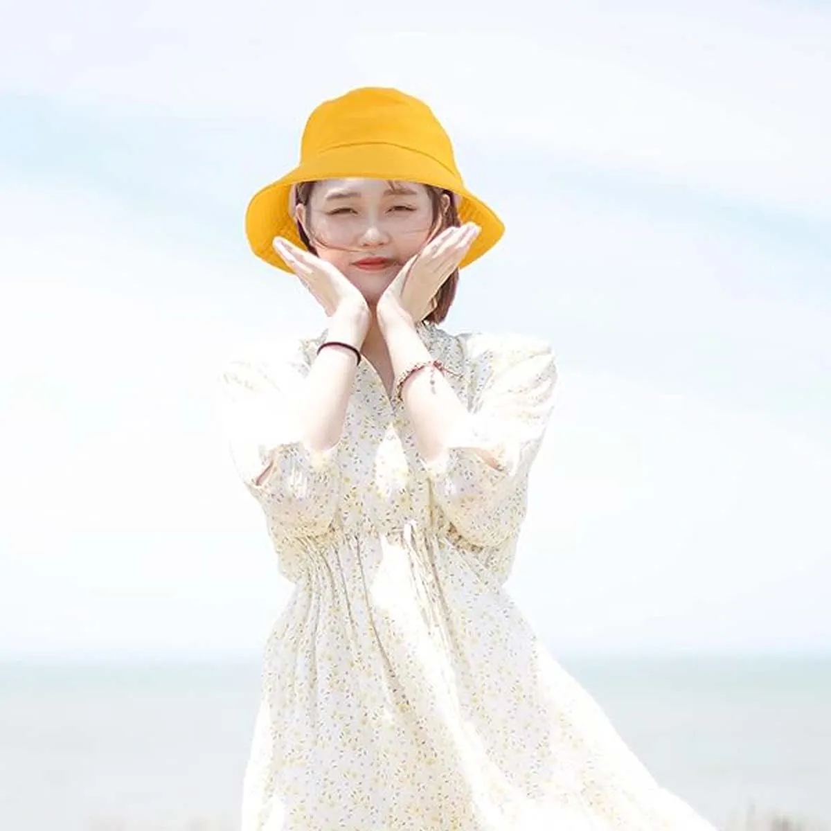 Customizable Solid Color Unisext Bucket Hat 6