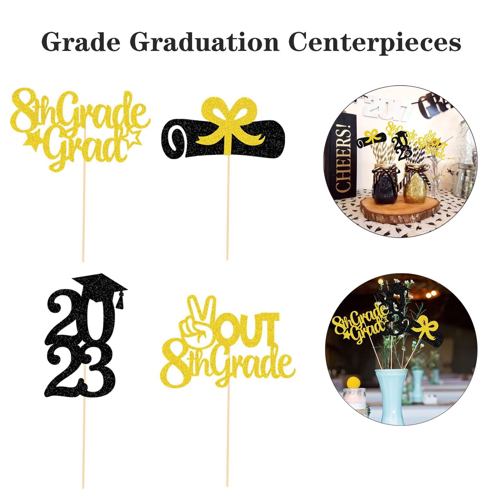 8TH Grade Graduation Centerpieces 2