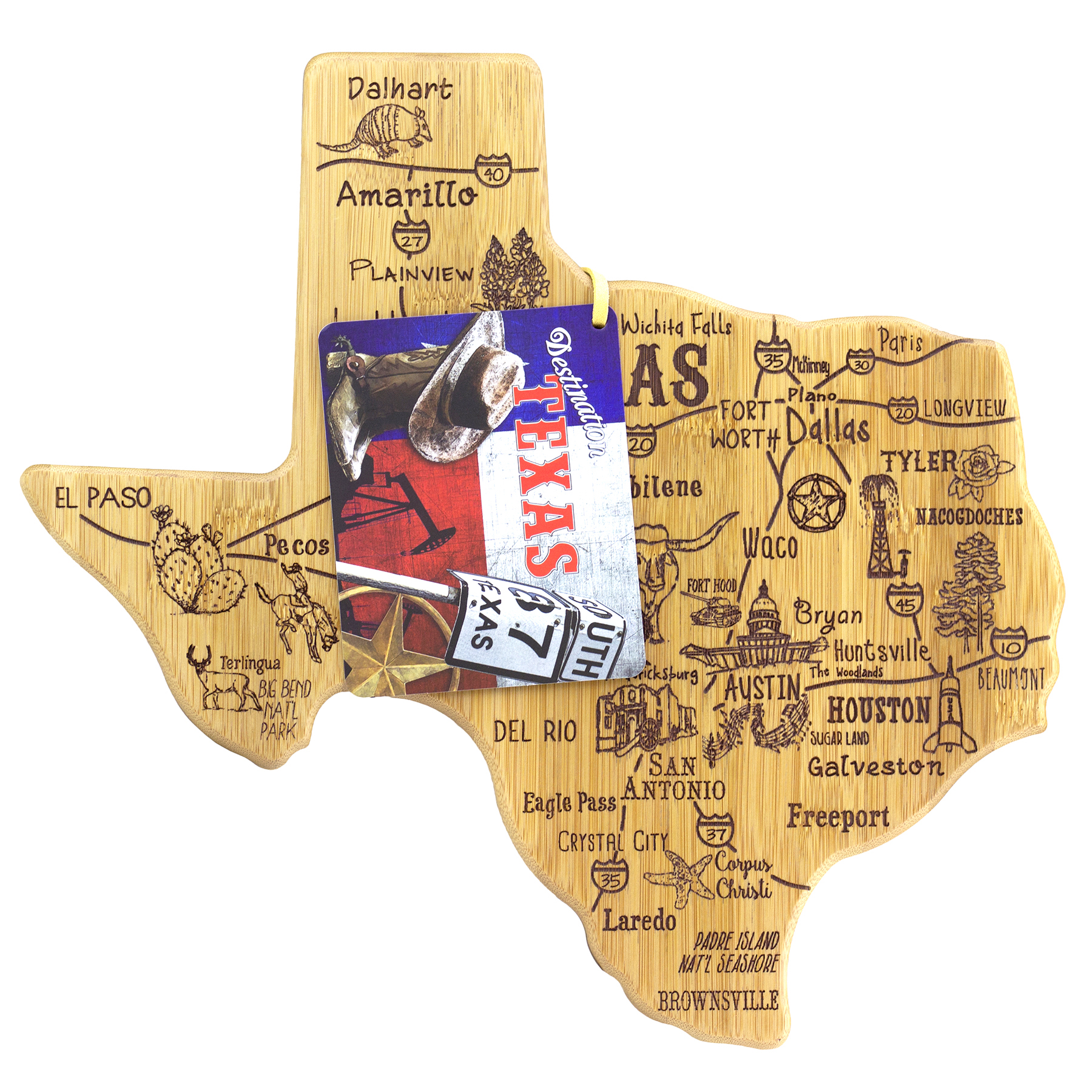 Destination Texas Cutting & Serving Board 2