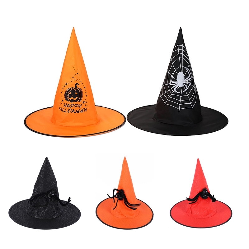 Peaked Black Witch Hat 2
