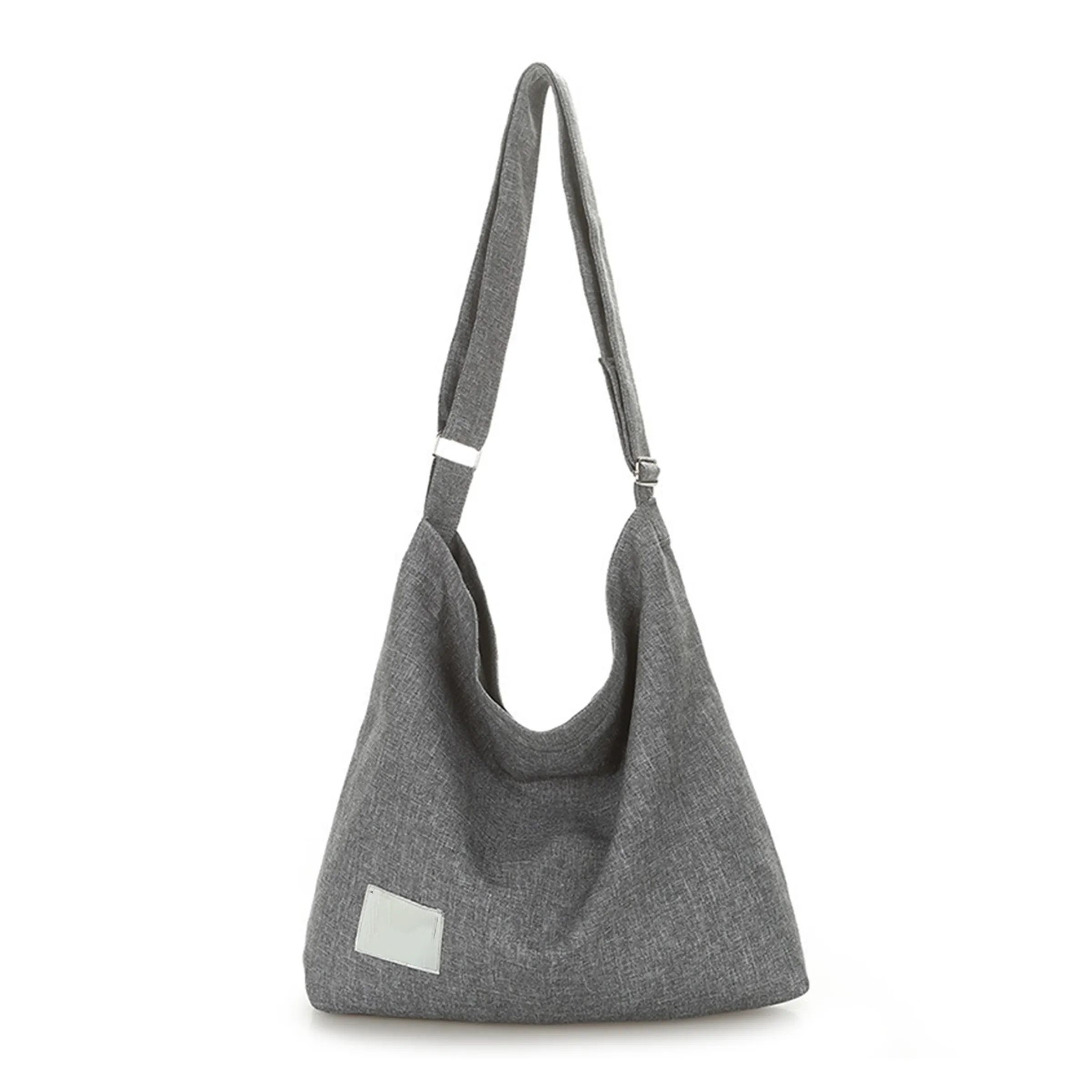Retro Large Size Crossbody Canvas Shoulder Bag 7