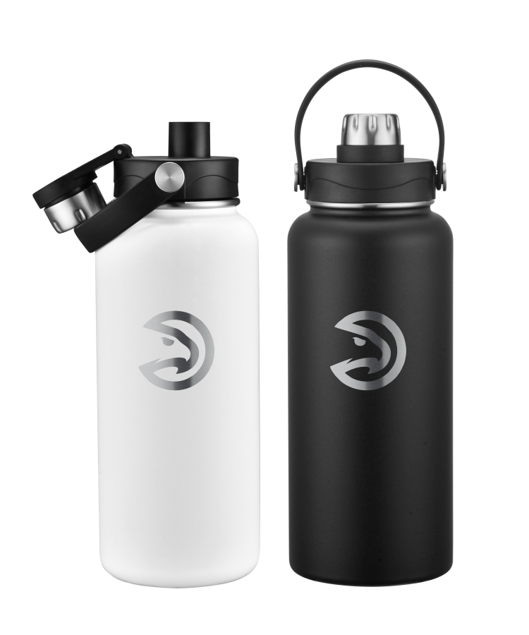 Union Printed - 34 oz Vacuum Water Bottle w/ Screw-on lid 1