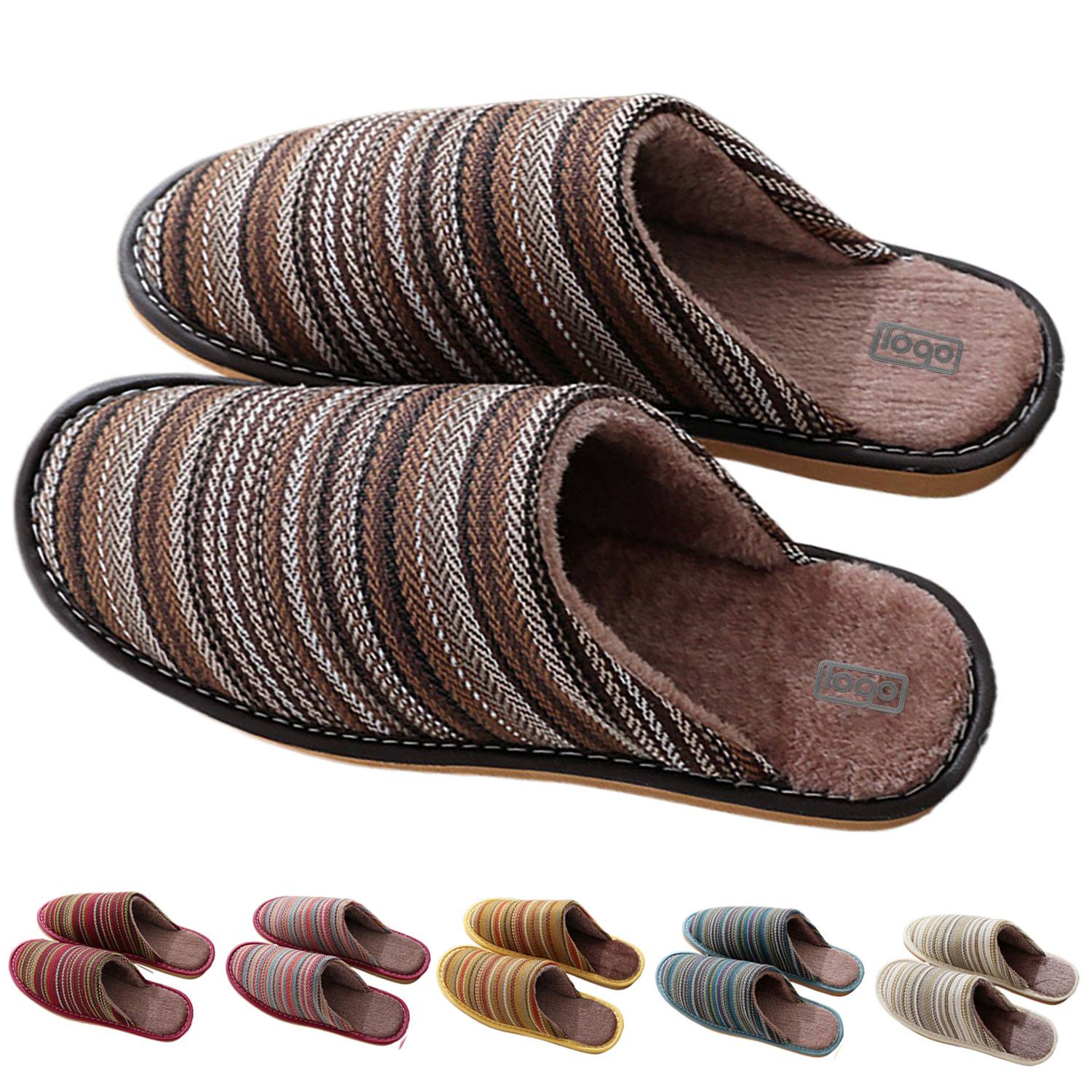 Winter Warm Thick-Soled Non-Slip Cotton Slippers 1