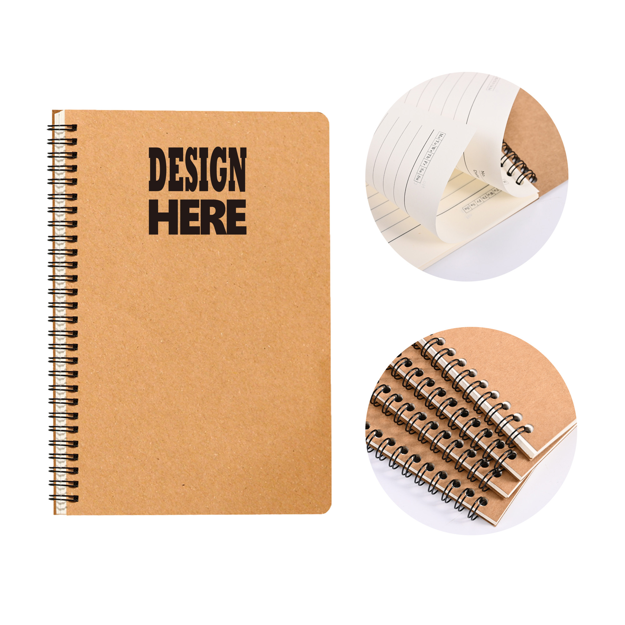 Kraft Spiral Notebook 2