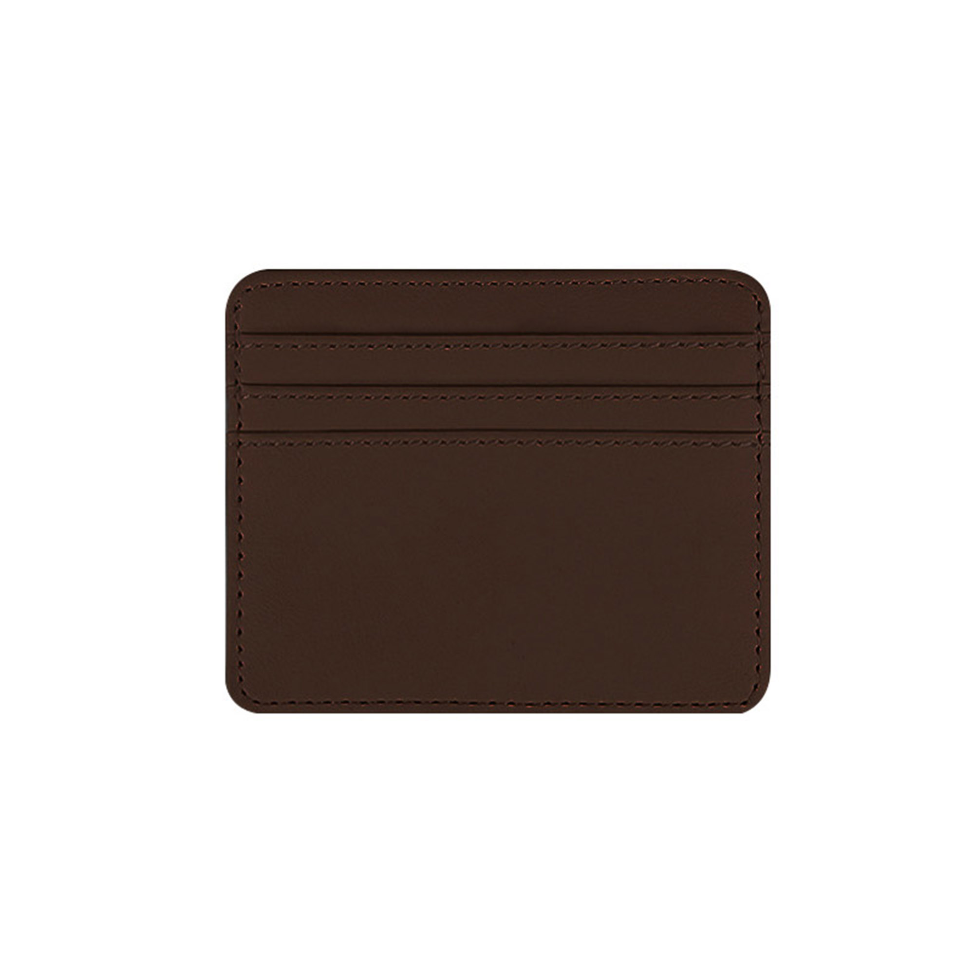 Debossed PU Leather Credit Card Holder Wallet, custom luggage tag with logo imprint 5
