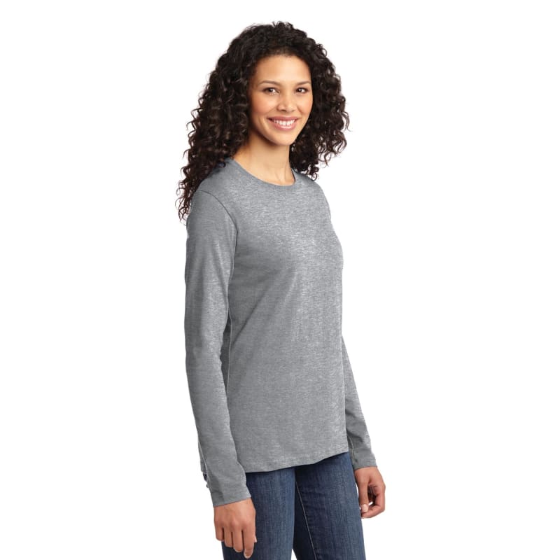 Port & Company Women's Long Sleeve Core Cotton Tee. 14