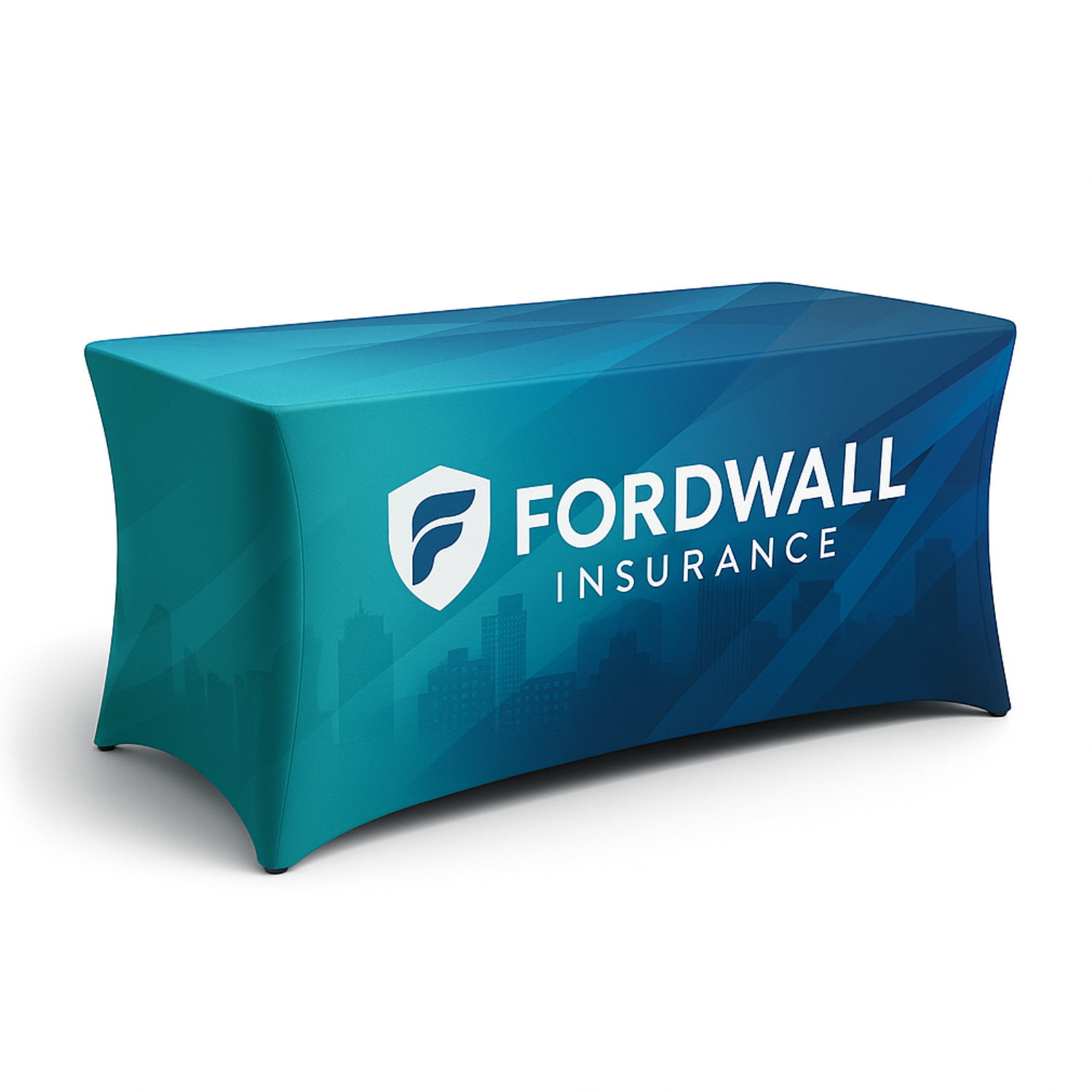 6' Stretch Table Cover, Open Back 2