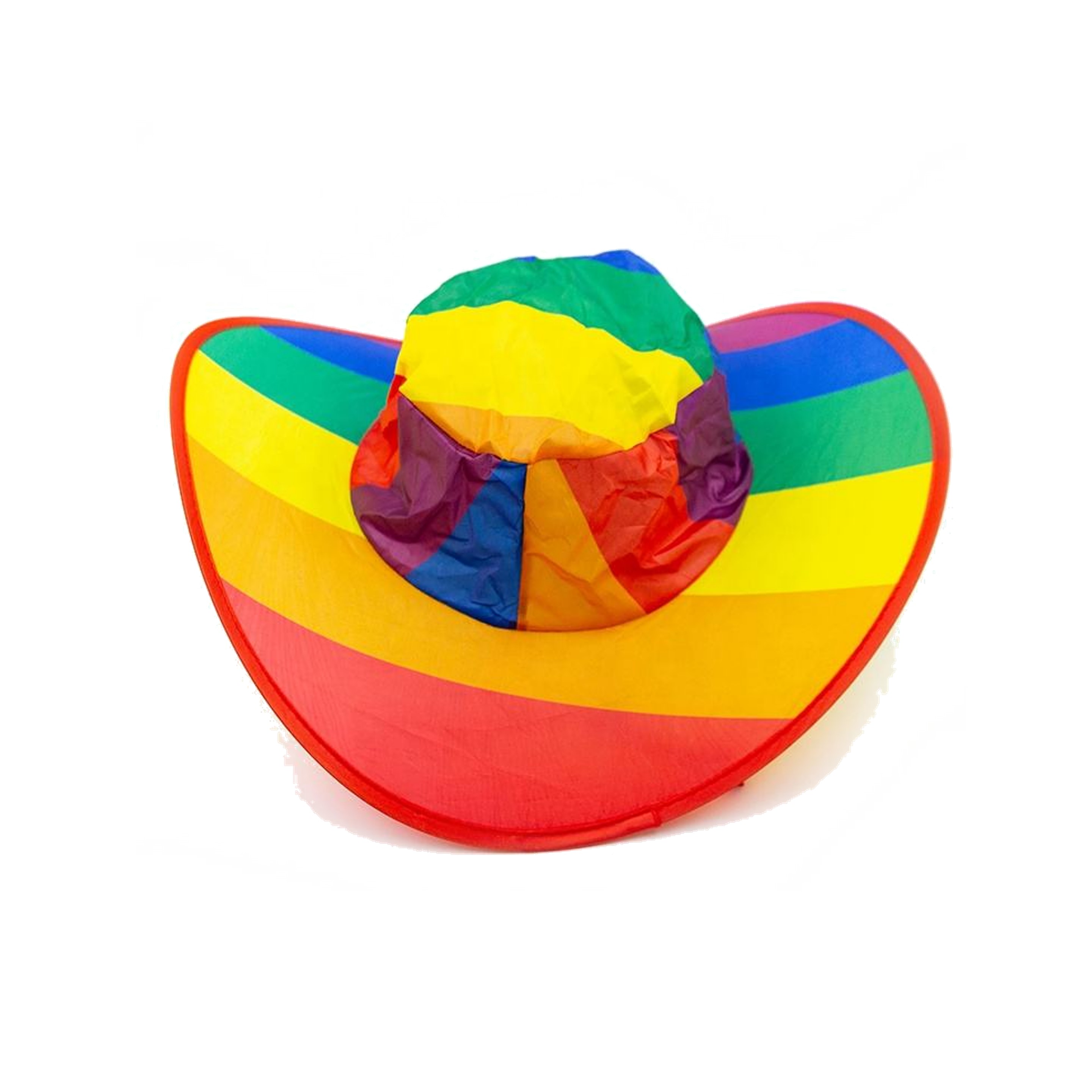 Rainbow Foldable Cowboy Hat (direct import) 1